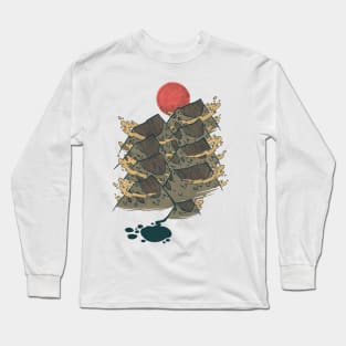 there's chocolate in those mountains Long Sleeve T-Shirt